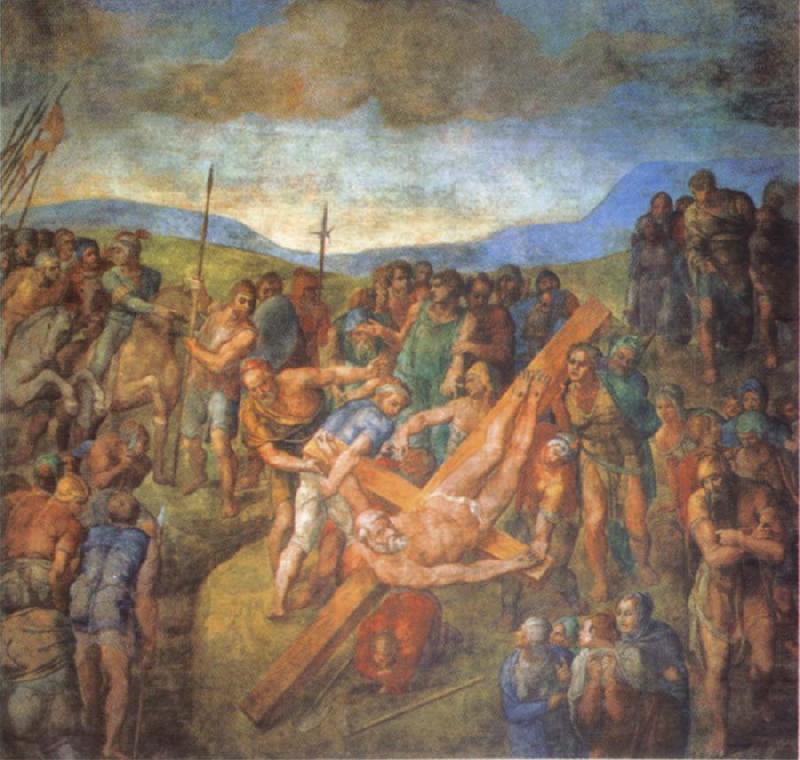 Michelangelo Buonarroti Conversion of St.Paul Germany oil painting art